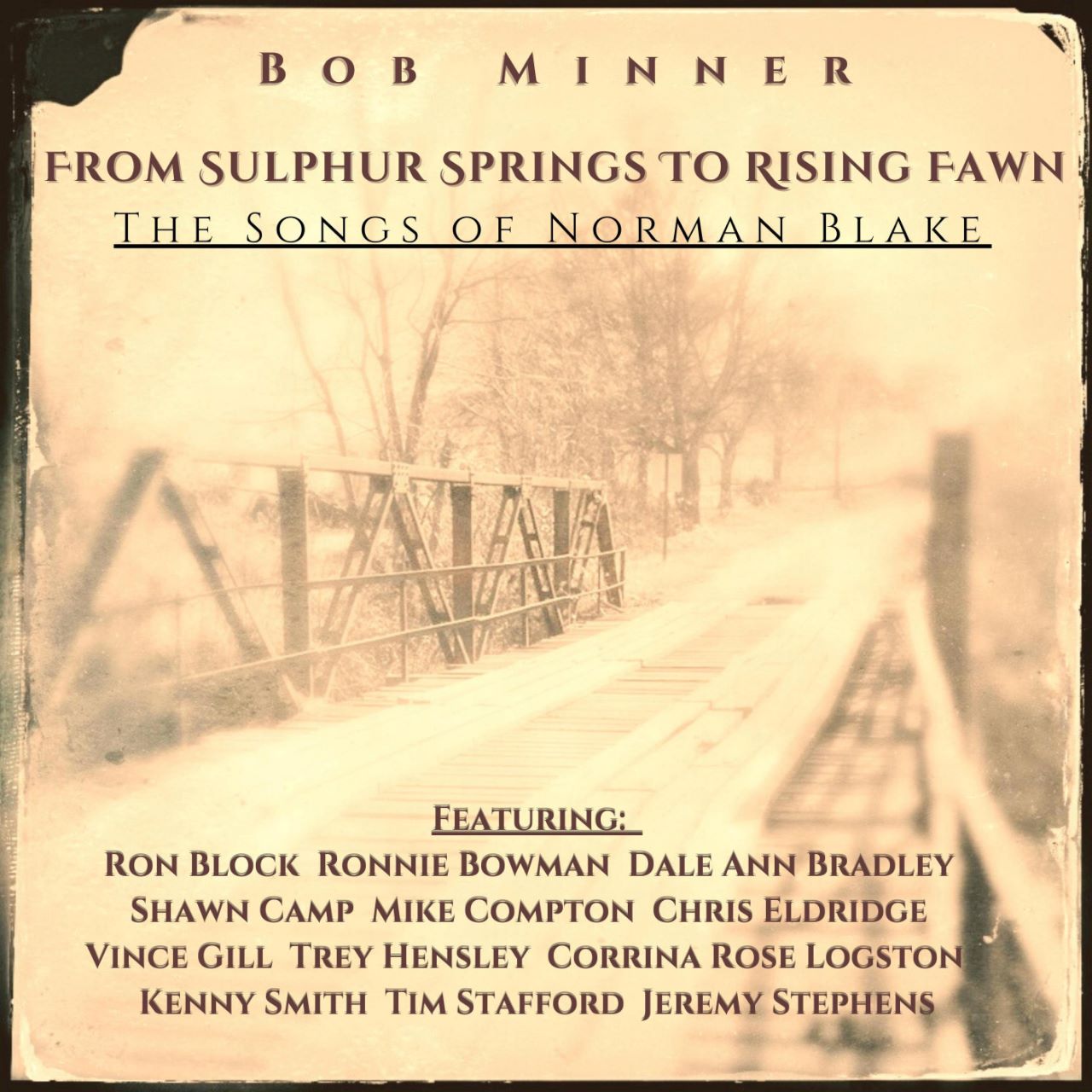 Bob Minner - From Suplhur Springs To Rising Fawn cover album