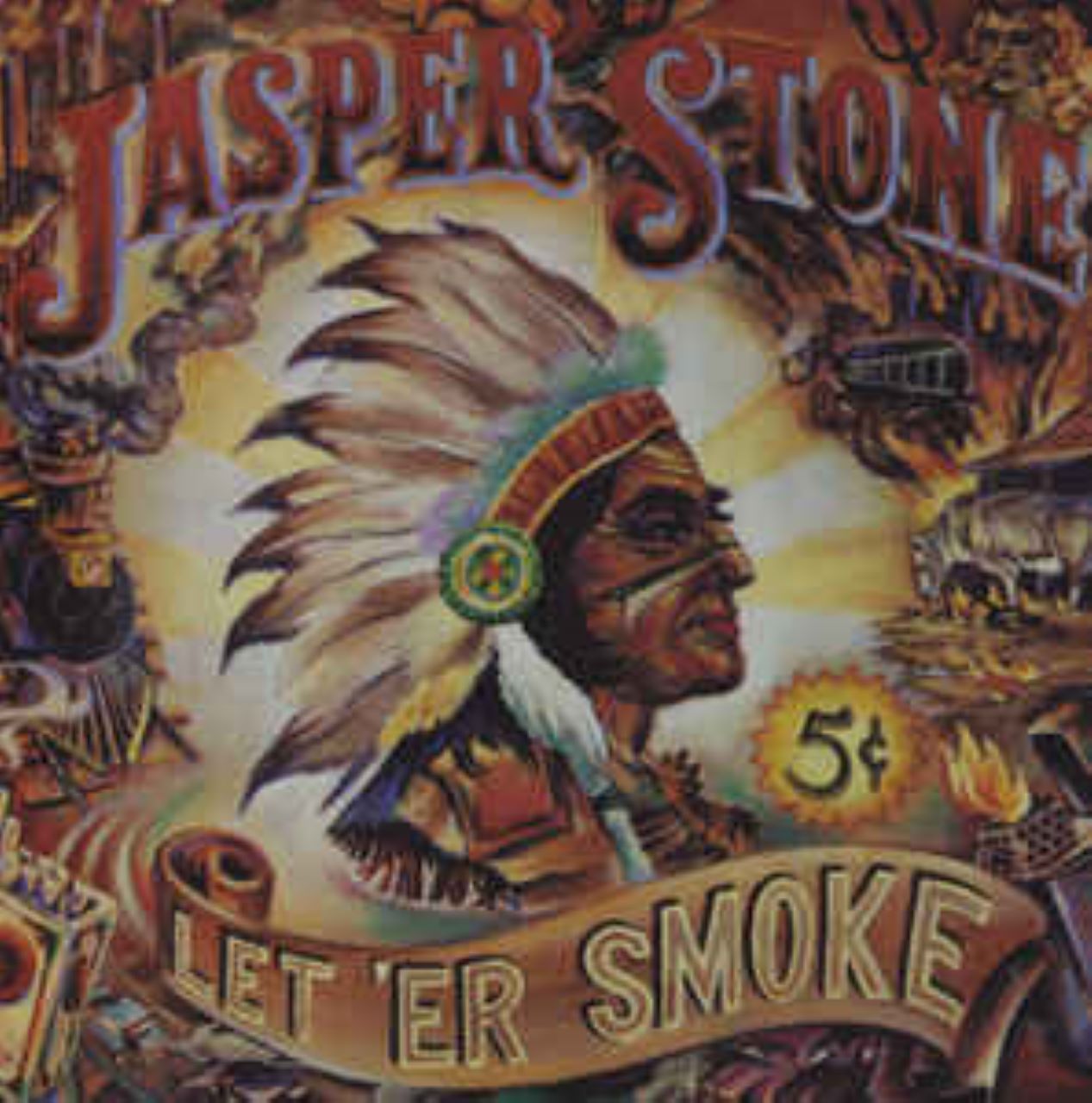 Jasper Stone – Let ‘er Smoke cover album