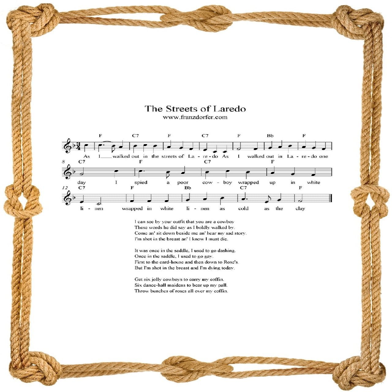 The Streets Of Laredo ballad