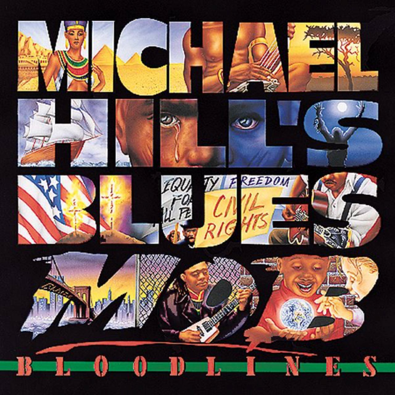 Michael Hill’s Blues Mob – Bloodlines cover album