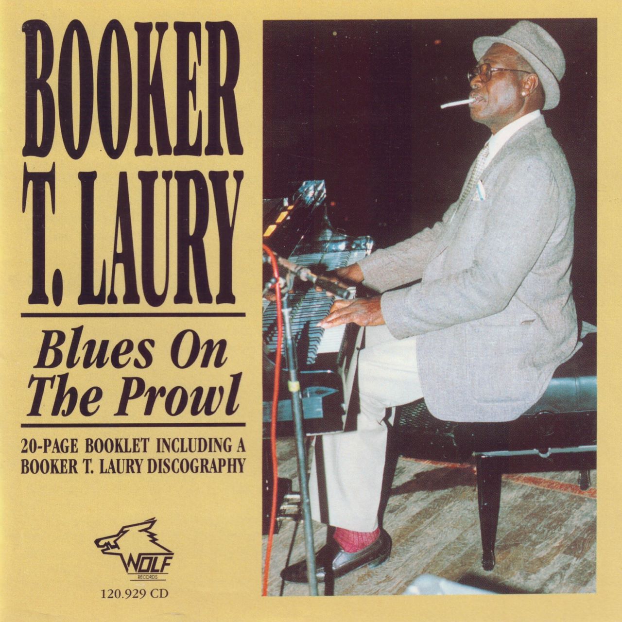 Booker T. Laury – “Blues On The Prowl” cover album