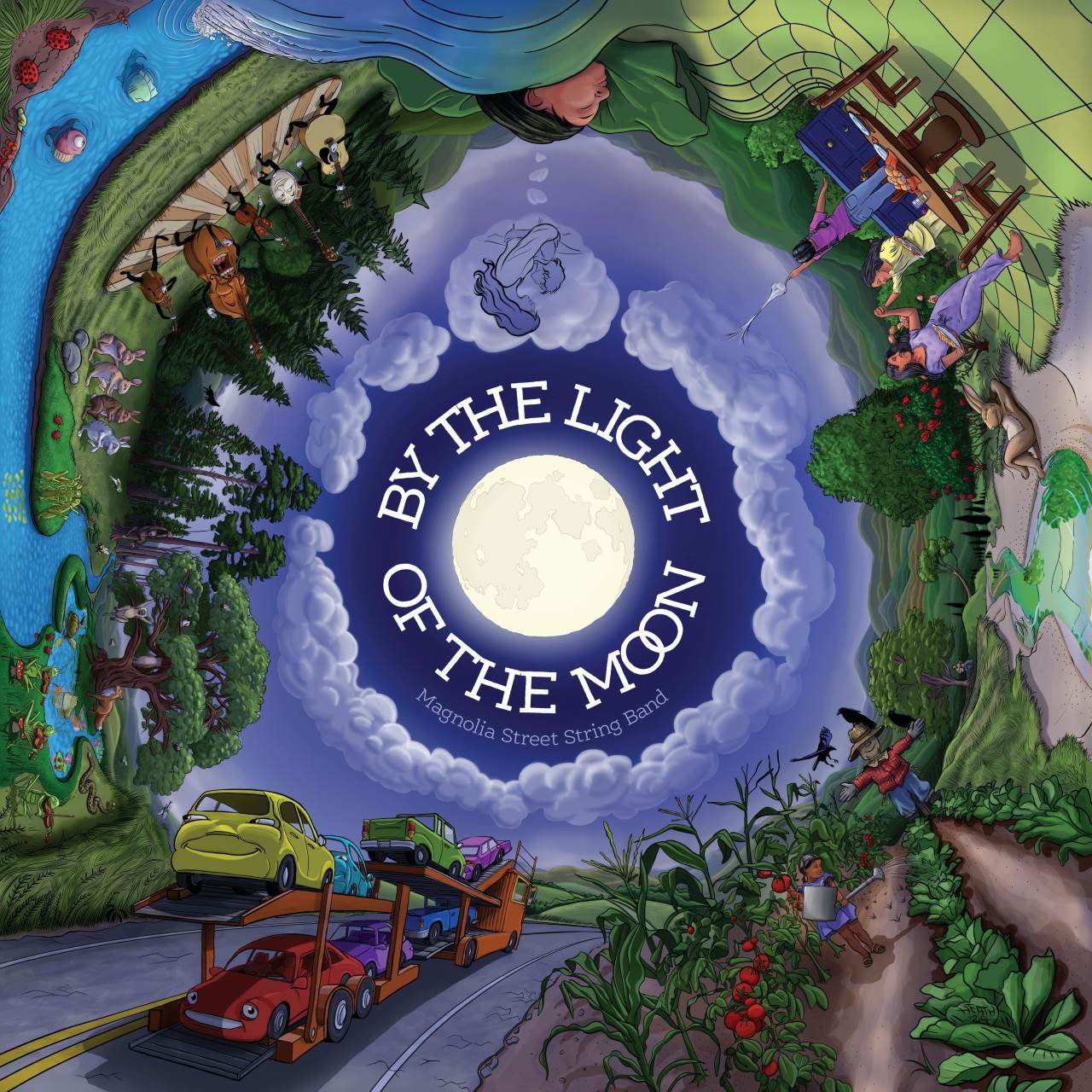 Magnolia Street String Band - By The Light Of The Moon cover album