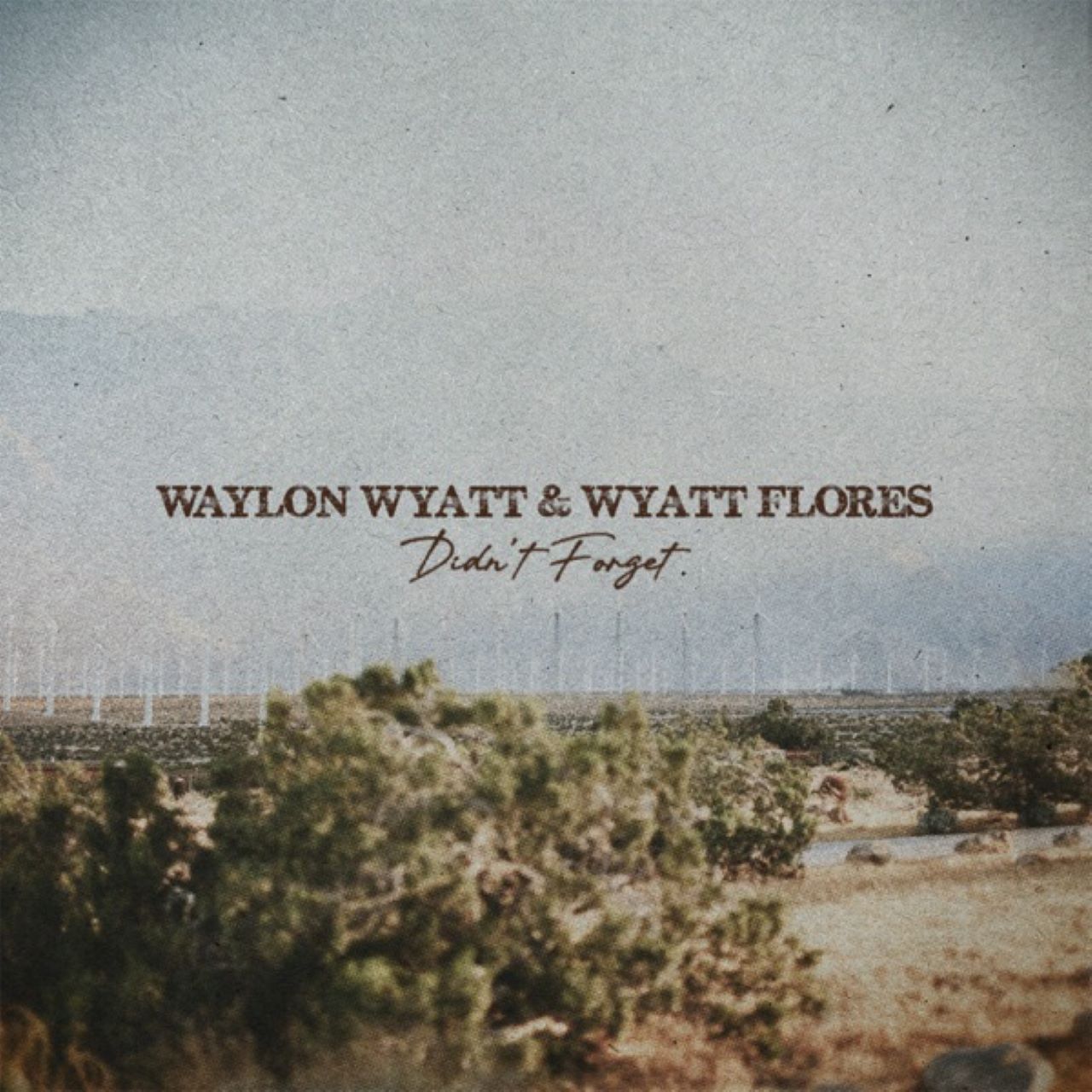 Wyatt Flores & Waylon Wyatt - Didn’t Forget cover album