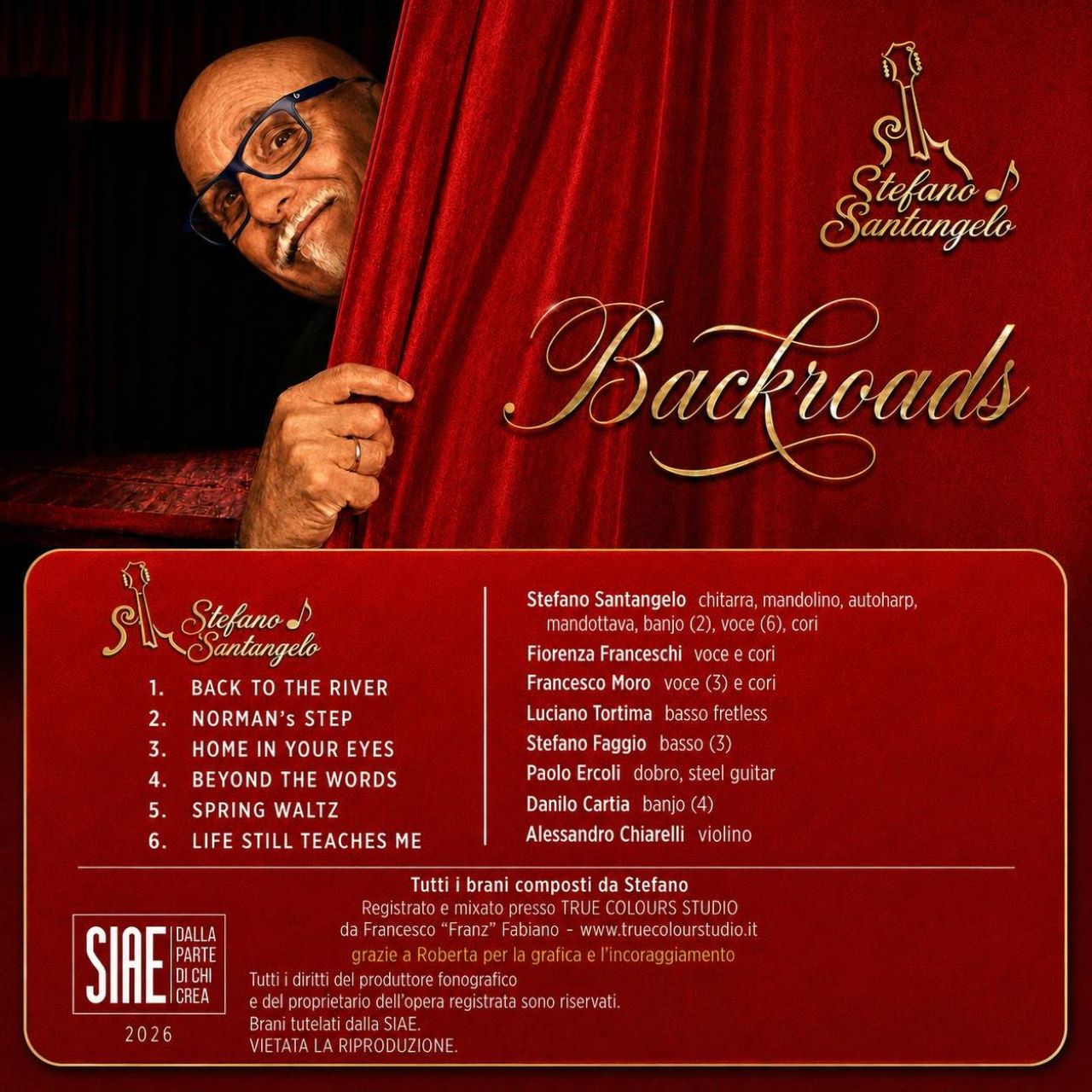 Stefano Santangelo - Backroads cover album